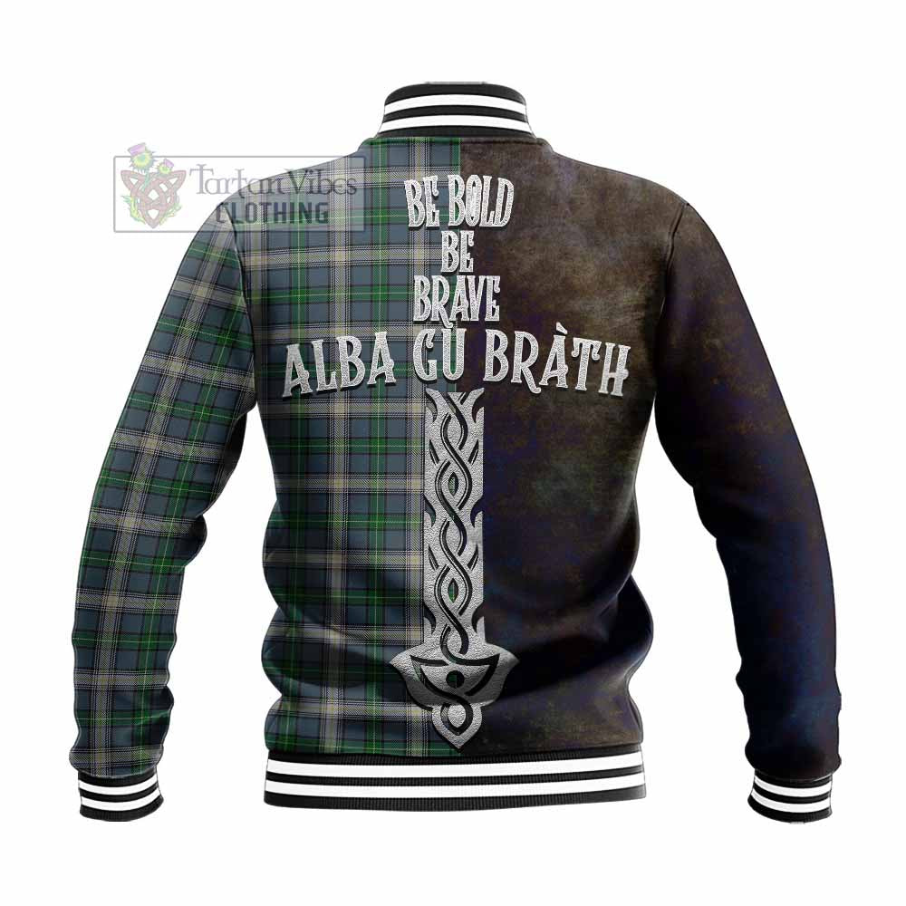 MacDowall (McDowall) Tartan Family Crest Baseball Jacket Alba Gu Brath Be Brave Lion Ancient Style - Tartan Vibes Clothing