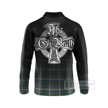 MacDowall (McDowall) Tartan Long Sleeve Polo Shirt Featuring Alba Gu Brath Family Crest Celtic Inspired - Tartan Vibes Clothing
