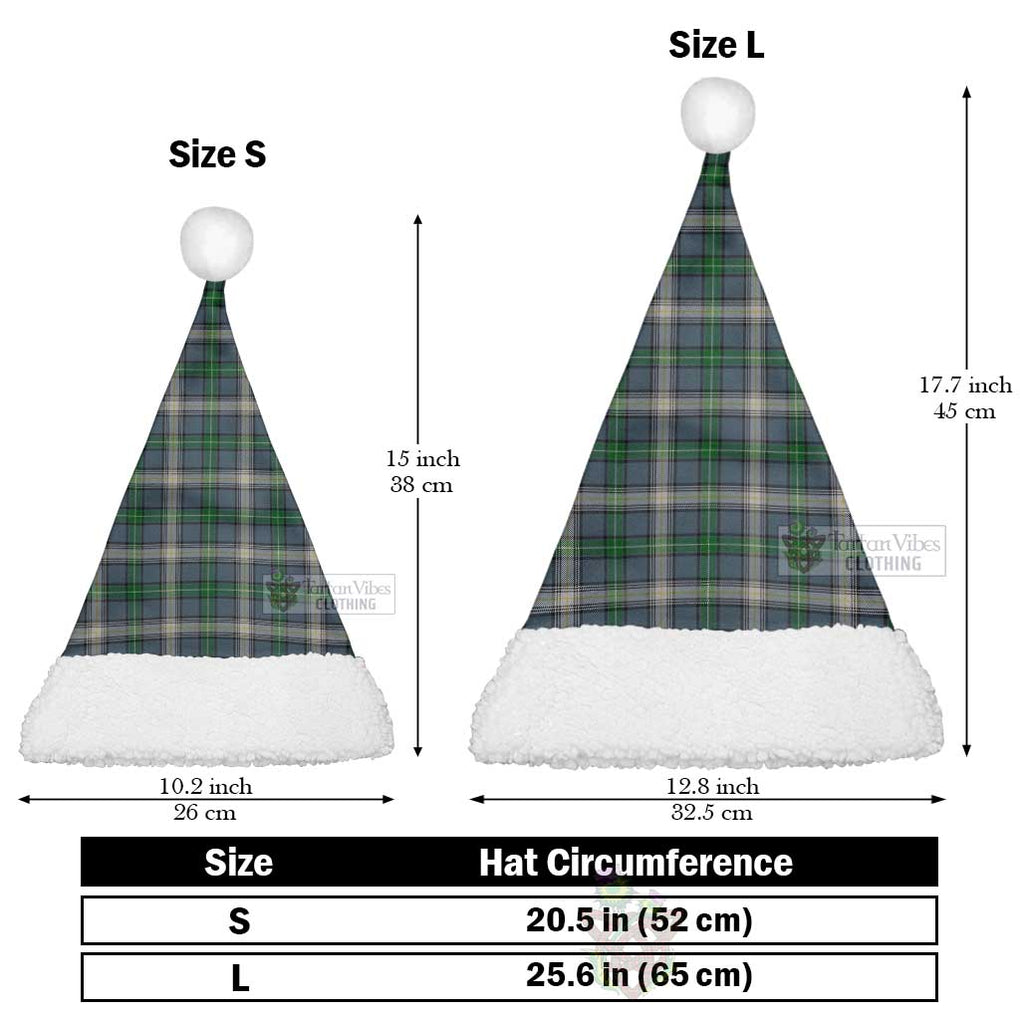 MacDowall (McDowall) Tartan Christmas Santa Hats Christmas Hat L 25.6in (65cm) - Tartan Vibes Clothing