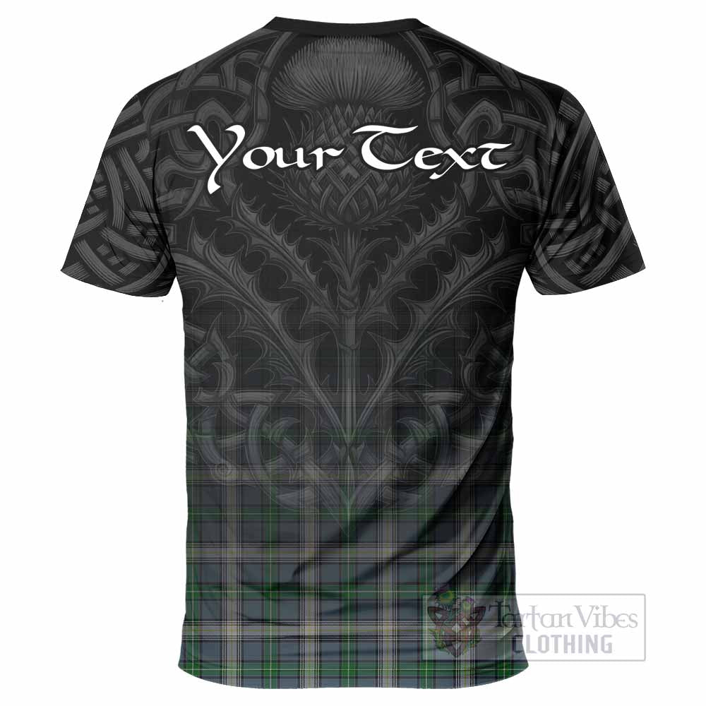 Tartan Vibes Clothing MacDowall (McDowall) Tartan T-Shirt with Family Crest Celtic Thistle Vibes