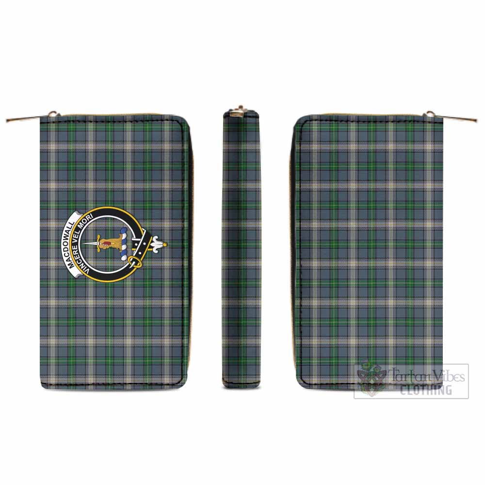 MacDowall (McDowall) Tartan Women's Leather Wallet with Family Crest - Tartan Vibes Clothing