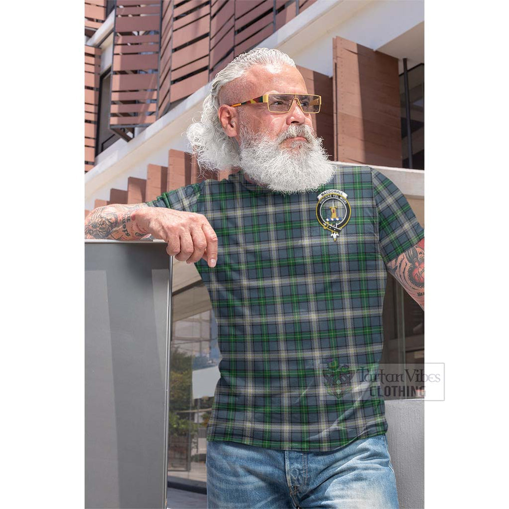 MacDowall (McDowall) Tartan Cotton T-shirt with Family Crest Celtic Skull Style - Tartan Vibes Clothing