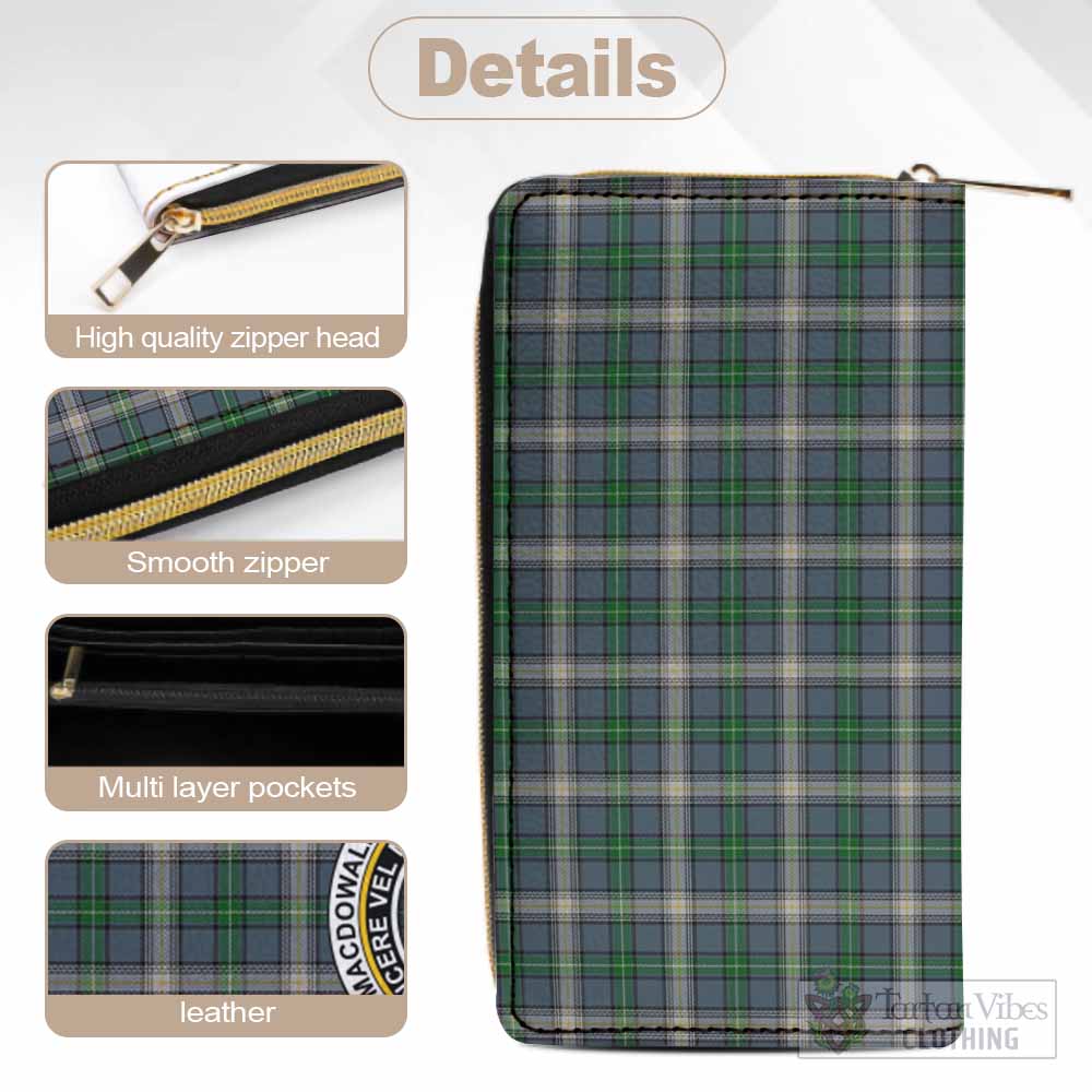 MacDowall (McDowall) Tartan Women's Leather Wallet with Family Crest - Tartan Vibes Clothing