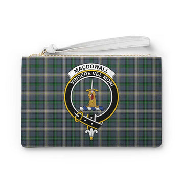 Tartan Vibes Clothing MacDowall (McDowall) Family Crest Tartan Clutch Bag