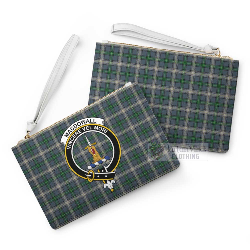 Tartan Vibes Clothing MacDowall (McDowall) Family Crest Tartan Clutch Bag