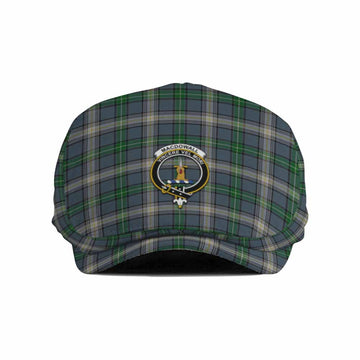 MacDowall (McDowall) Family Crest Tartan Jeff Cap, Tartan Flat Cap