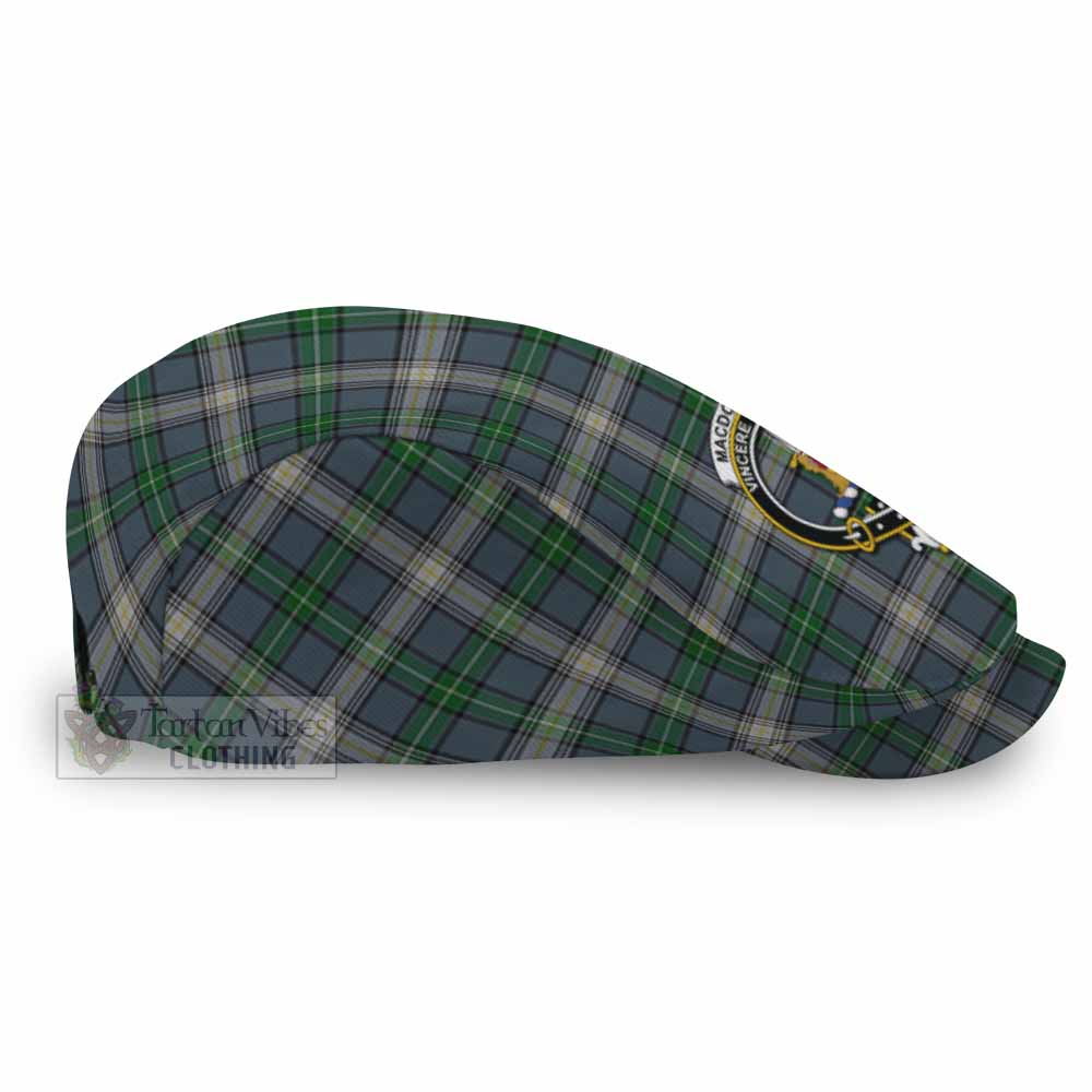 MacDowall (McDowall) Family Crest Tartan Jeff Cap, Tartan Flat Cap