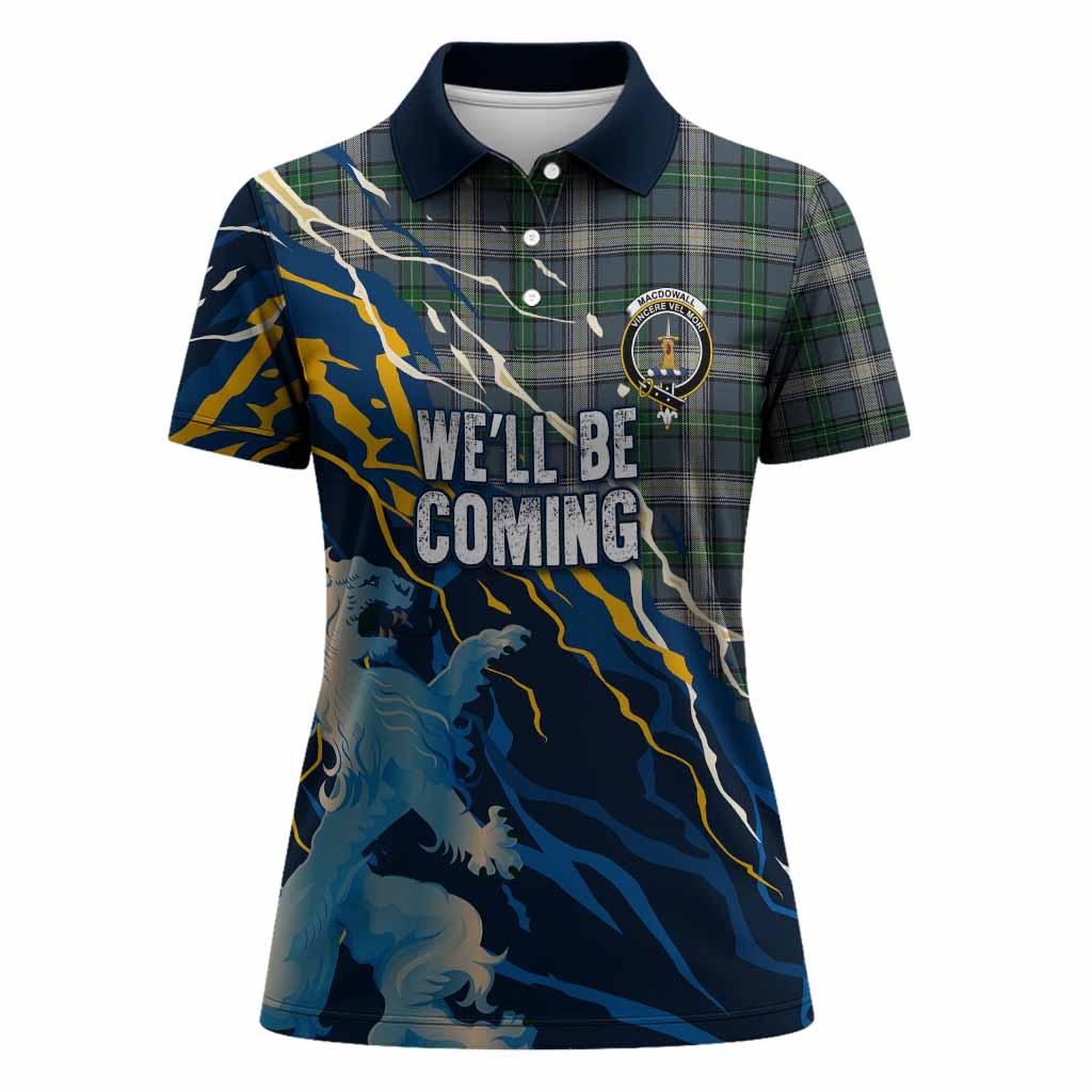 MacDowall (McDowall) Scotland Tartan Women Polo Shirt WC2026 Football - We'll Be Coming