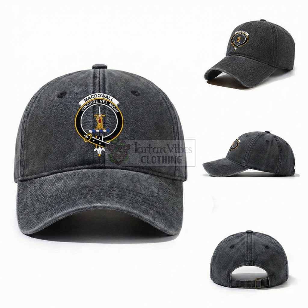 MacDowall (McDowall) Scottish Clan Crest Washed Baseball Cap