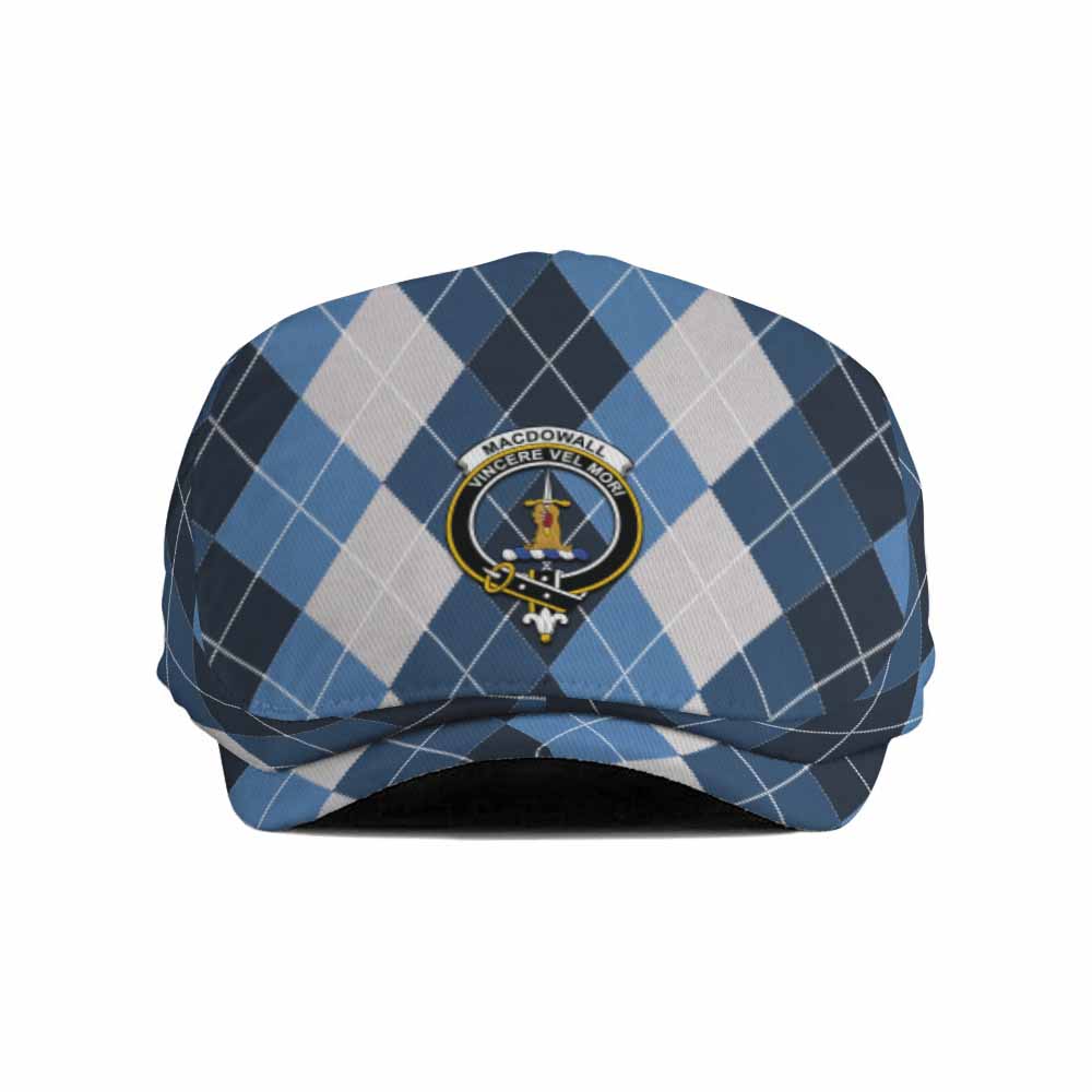 MacDowall (McDowall) Scottish Family Crest Flat Cap, Jeff Cap Scotland National Argyle Classic Style - Tartan Vibes Clothing