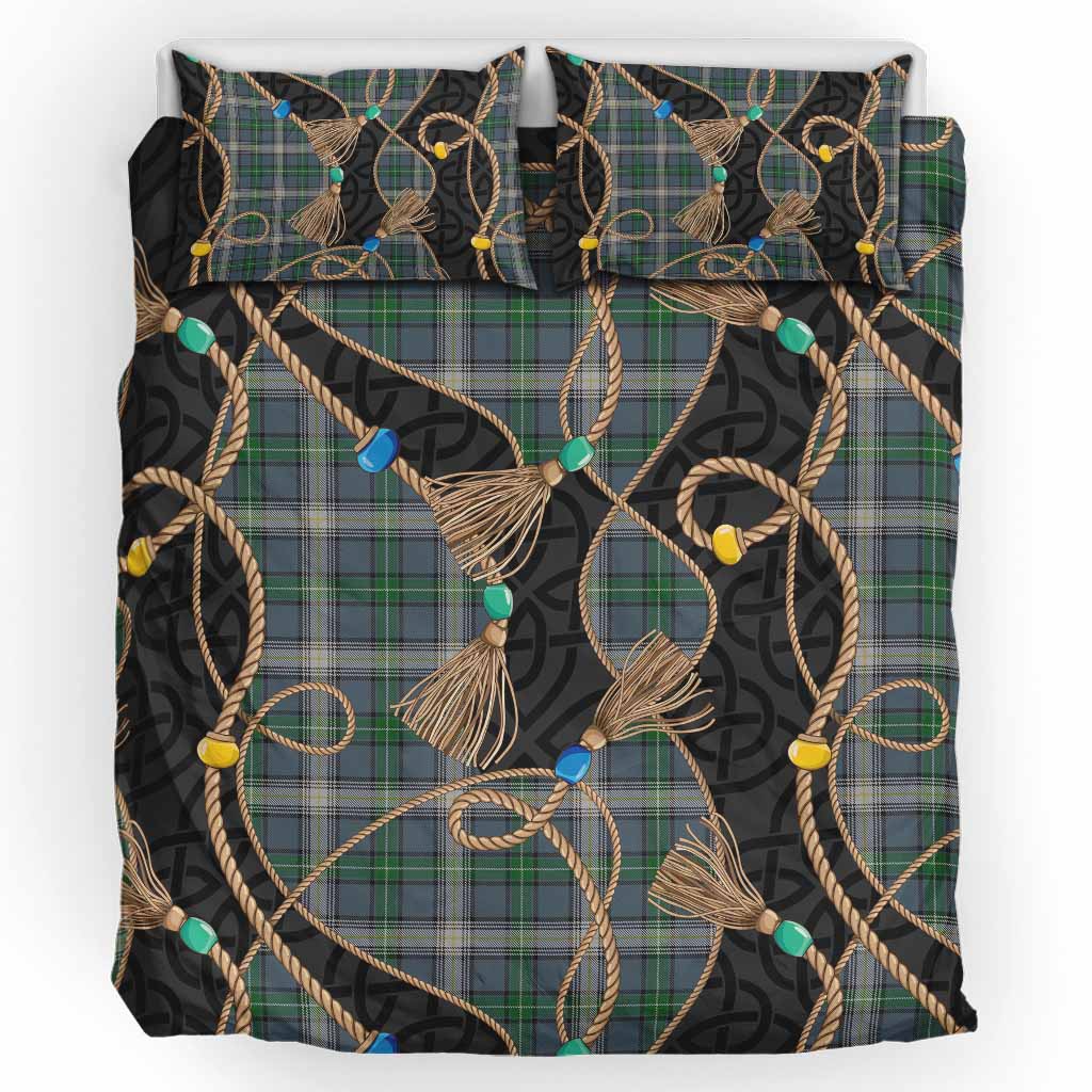 MacDowall (McDowall) Scottish Tartan Twisted Ropes Stylized Bedding Set UK Bedding Set UK King 91*87 inch - Tartan Vibes Clothing