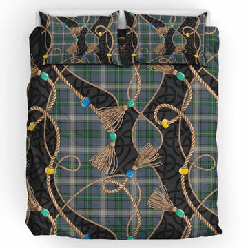 MacDowall (McDowall) Scottish Tartan Twisted Ropes Stylized Bedding Set UK Bedding Set UK King 91*87 inch - Tartan Vibes Clothing