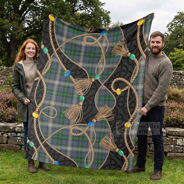 MacDowall (McDowall) Scottish Tartan Twisted Ropes Stylized Blanket - Tartan Vibes Clothing