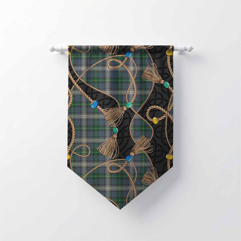 MacDowall (McDowall) Scottish Tartan Twisted Ropes Stylized Gonfalon Chevron - Tartan Vibes Clothing
