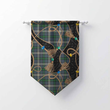 MacDowall (McDowall) Scottish Tartan Twisted Ropes Stylized Gonfalon Chevron - Tartan Vibes Clothing