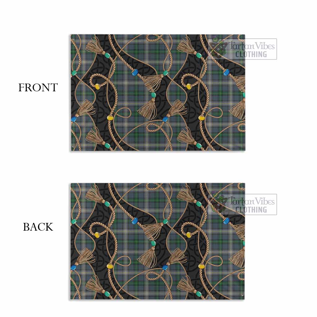 MacDowall (McDowall) Scottish Tartan Twisted Ropes Stylized House Flag - Tartan Vibes Clothing