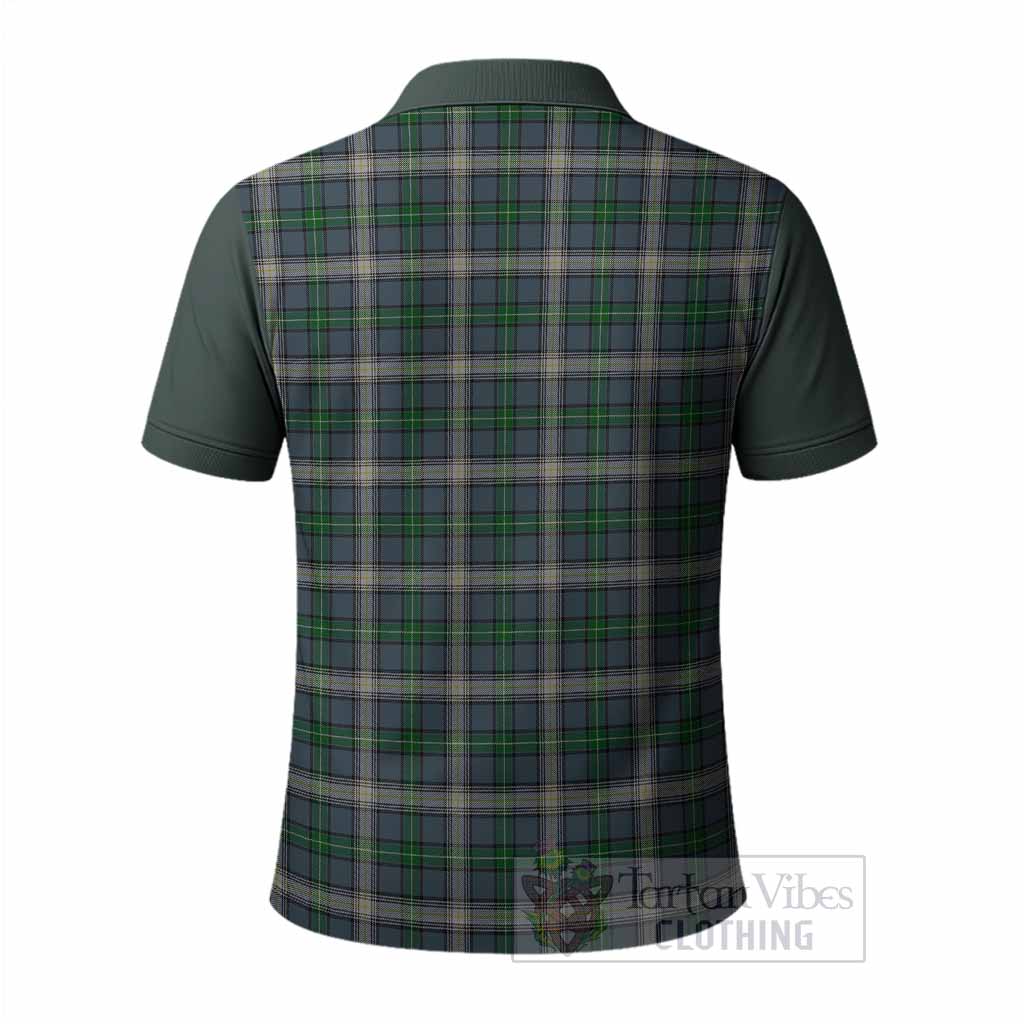 MacDowall (McDowall) Tartan Accent Polo Shirt with Family Crest