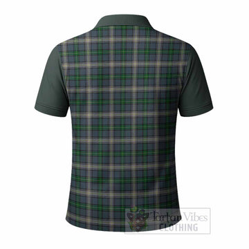 MacDowall (McDowall) Tartan Accent Polo Shirt with Family Crest