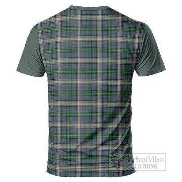 MacDowall (McDowall) Tartan Accent T-Shirt with Family Crest