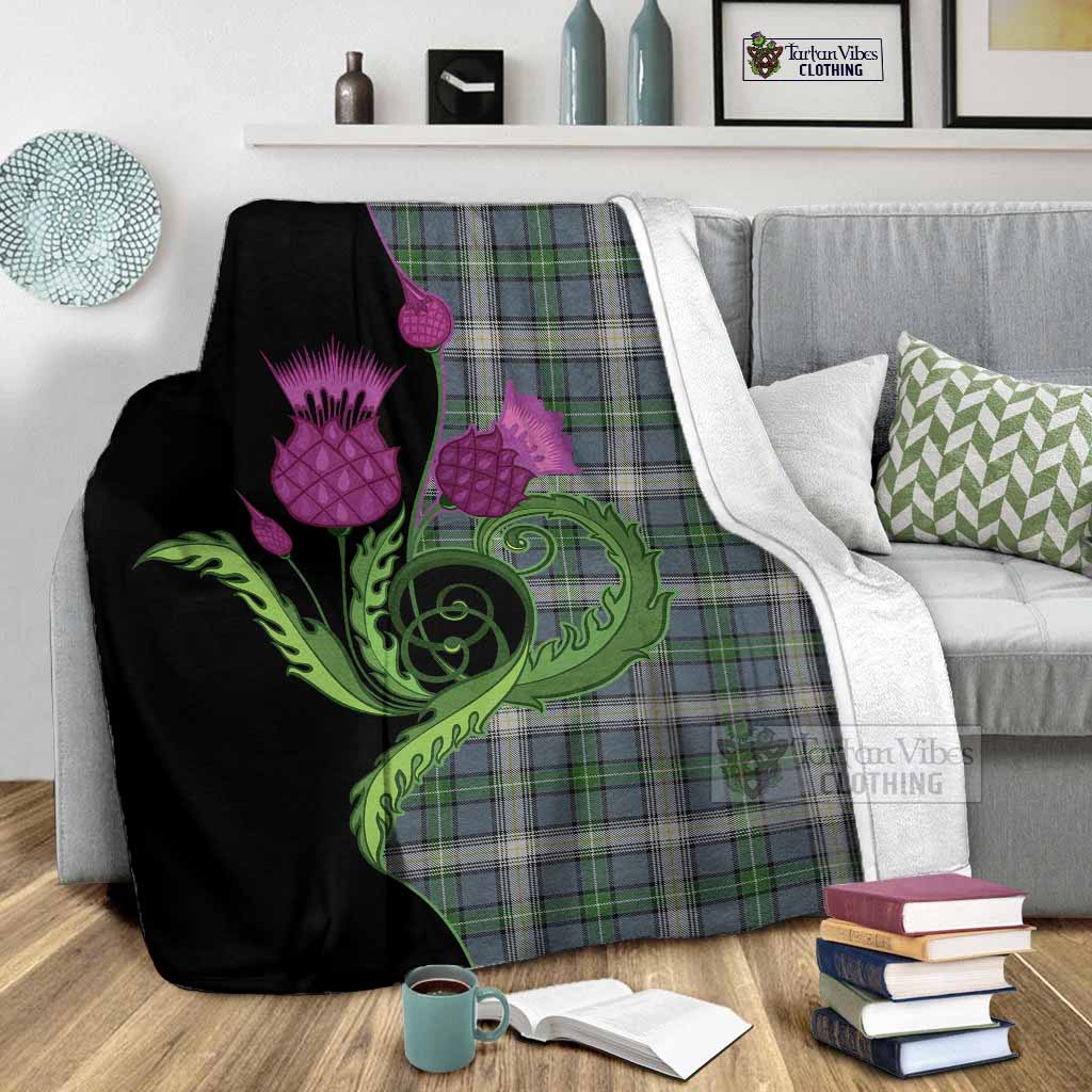 MacDowall (McDowall) Tartan Blanket Traditional Scottish Thistle - Tartan Vibes Clothing