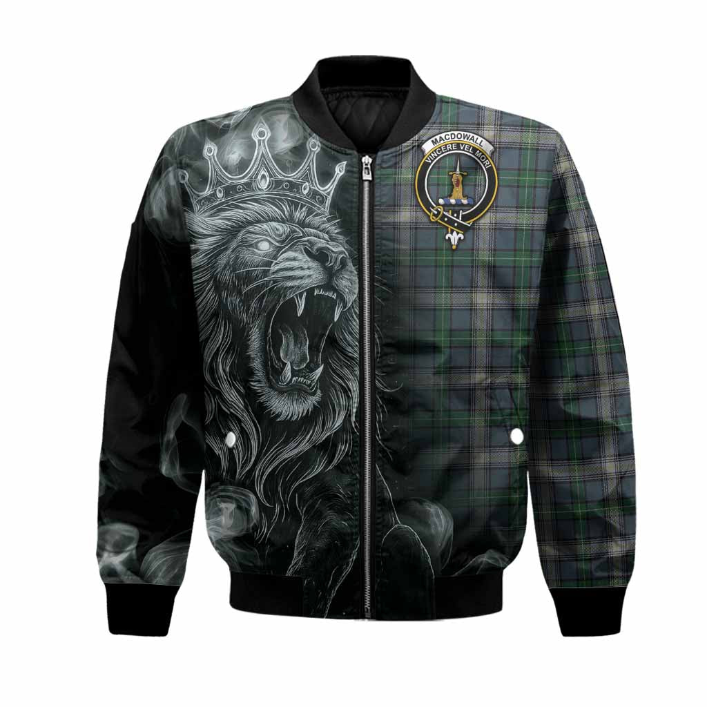 MacDowall (McDowall) Tartan Bomber Jacket Roaring Lion Heritage