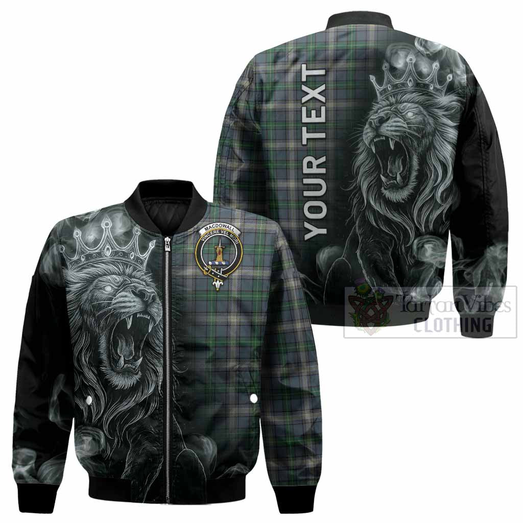 MacDowall (McDowall) Tartan Bomber Jacket Roaring Lion Heritage