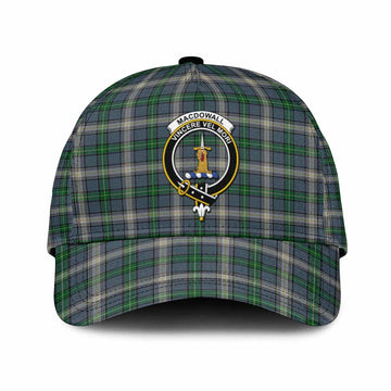 MacDowall (McDowall) Tartan Classic Cap with Family Crest