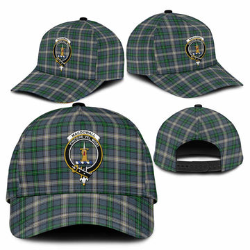 MacDowall (McDowall) Tartan Classic Cap with Family Crest