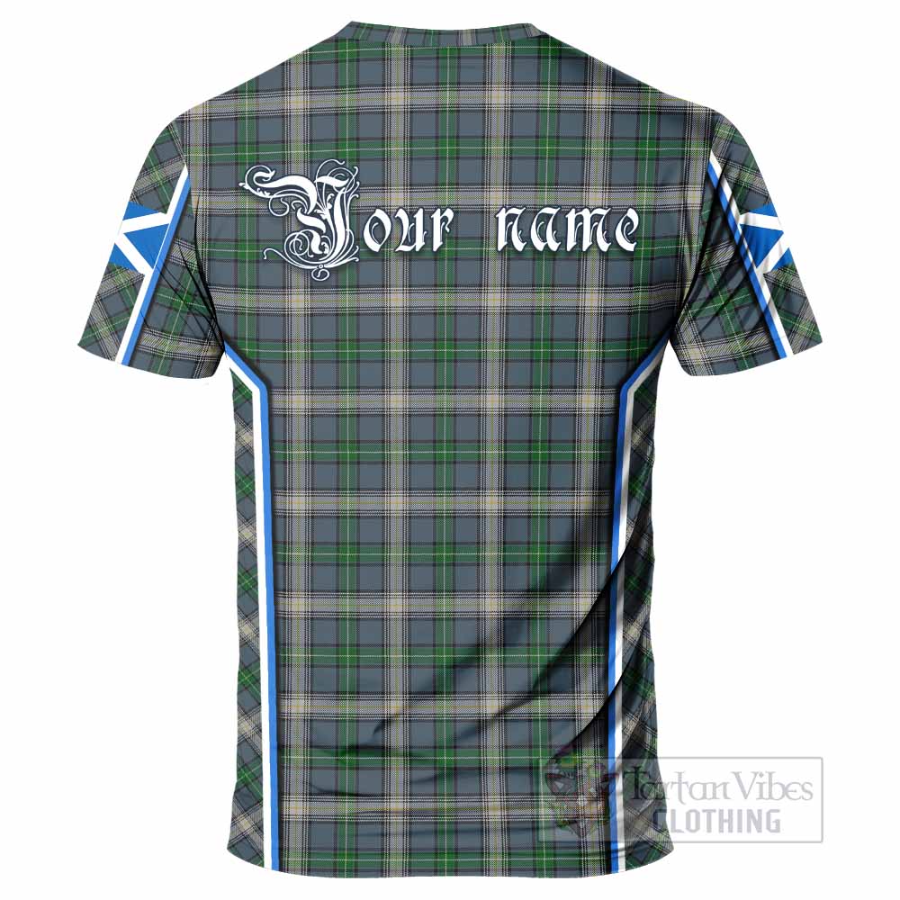 MacDowall (McDowall) Tartan Crest T-shirt Scotland Coat of Arm Flag Style - Tartan Vibes Clothing