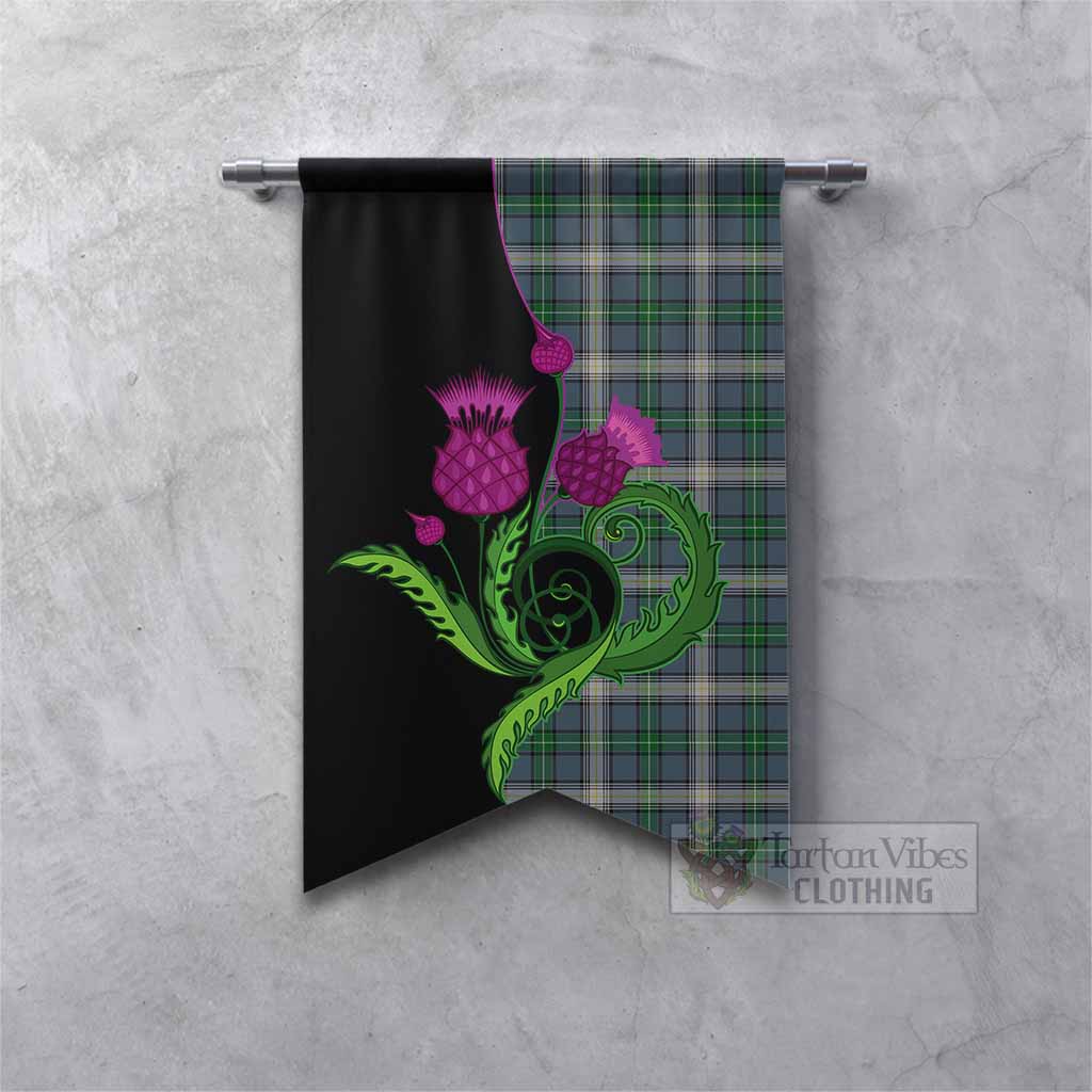 MacDowall (McDowall) Tartan Gonfalon Traditional Scottish Thistle Fishtail - Tartan Vibes Clothing