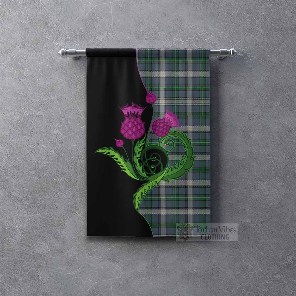 MacDowall (McDowall) Tartan Gonfalon Traditional Scottish Thistle Rectangle - Tartan Vibes Clothing