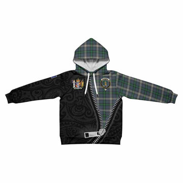 MacDowall (McDowall) Tartan Kid Hoodie New Zealand Pattern Unique Zipper Stylized