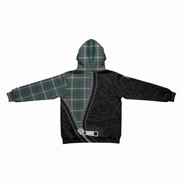 MacDowall (McDowall) Tartan Kid Hoodie New Zealand Pattern Unique Zipper Stylized