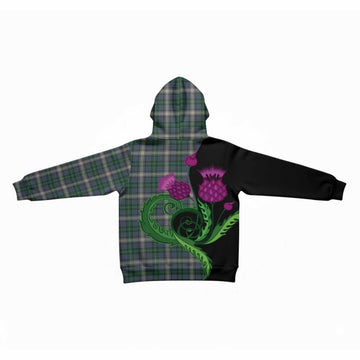 MacDowall (McDowall) Tartan Kid Hoodie Traditional Scottish Thistle
