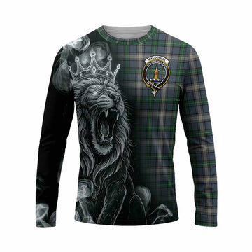 MacDowall (McDowall) Tartan Long Sleeve T-Shirt Roaring Lion Heritage