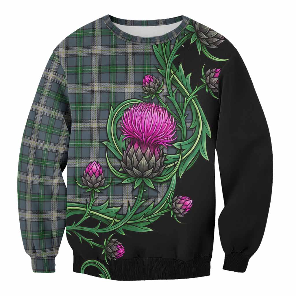 MacDowall (McDowall) Tartan Sweatshirt Resilient Scottish Thistle Unisex - Tartan Vibes Clothing
