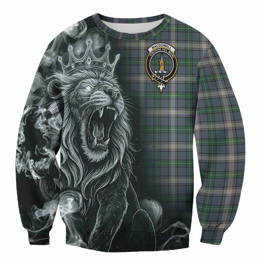 MacDowall (McDowall) Tartan Sweatshirt Roaring Lion Heritage