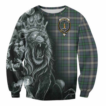 MacDowall (McDowall) Tartan Sweatshirt Roaring Lion Heritage