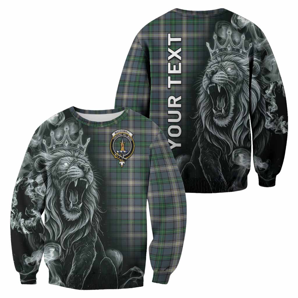 MacDowall (McDowall) Tartan Sweatshirt Roaring Lion Heritage