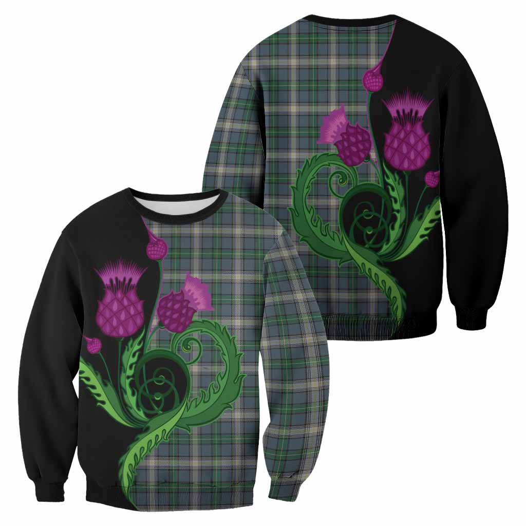 MacDowall (McDowall) Tartan Sweatshirt Traditional Scottish Thistle