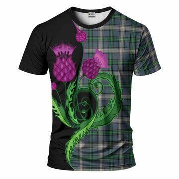 MacDowall (McDowall) Tartan T-Shirt Traditional Scottish Thistle