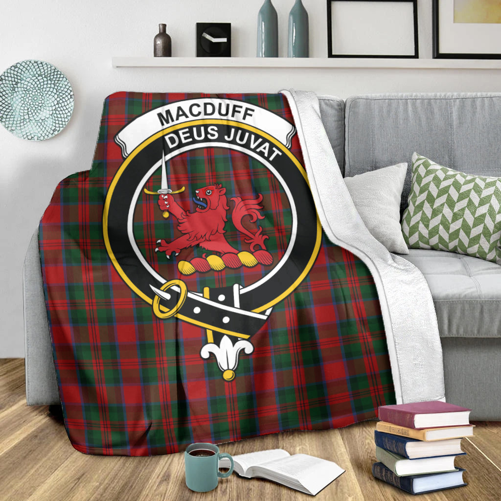 macduff-tartab-blanket-with-family-crest