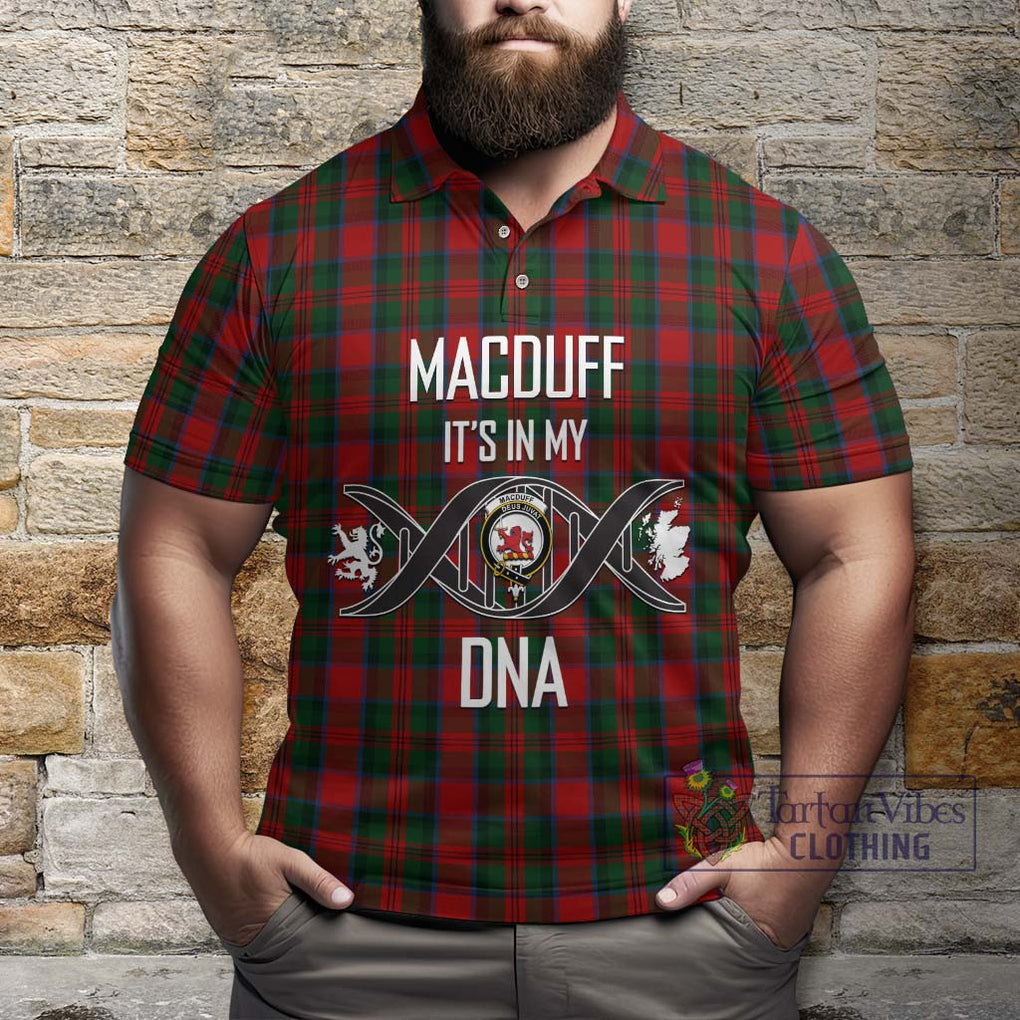 MacDuff (McDuff) Tartan Polo Shirt with Family Crest DNA In Me Style
