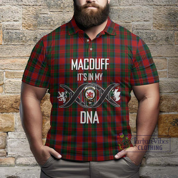 MacDuff (McDuff) Tartan Polo Shirt with Family Crest DNA In Me Style