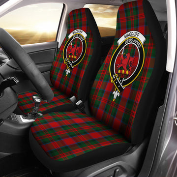 MacDuff Tartan Car Seat Cover with Family Crest One Size - Tartanvibesclothing