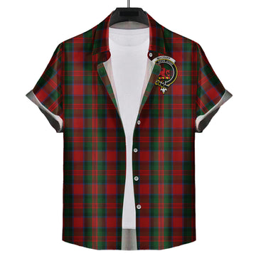 MacDuff (McDuff) Tartan Hawaiian Shirt with Family Crest