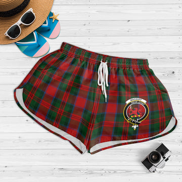 MacDuff (McDuff) Tartan Womens Shorts with Family Crest