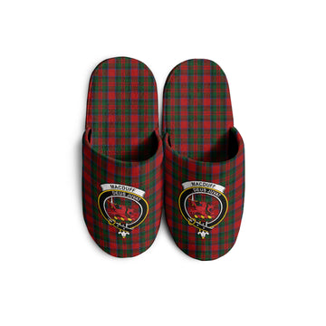 MacDuff Tartan Home Slippers with Family Crest