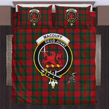 MacDuff Tartan Bedding Set with Family Crest