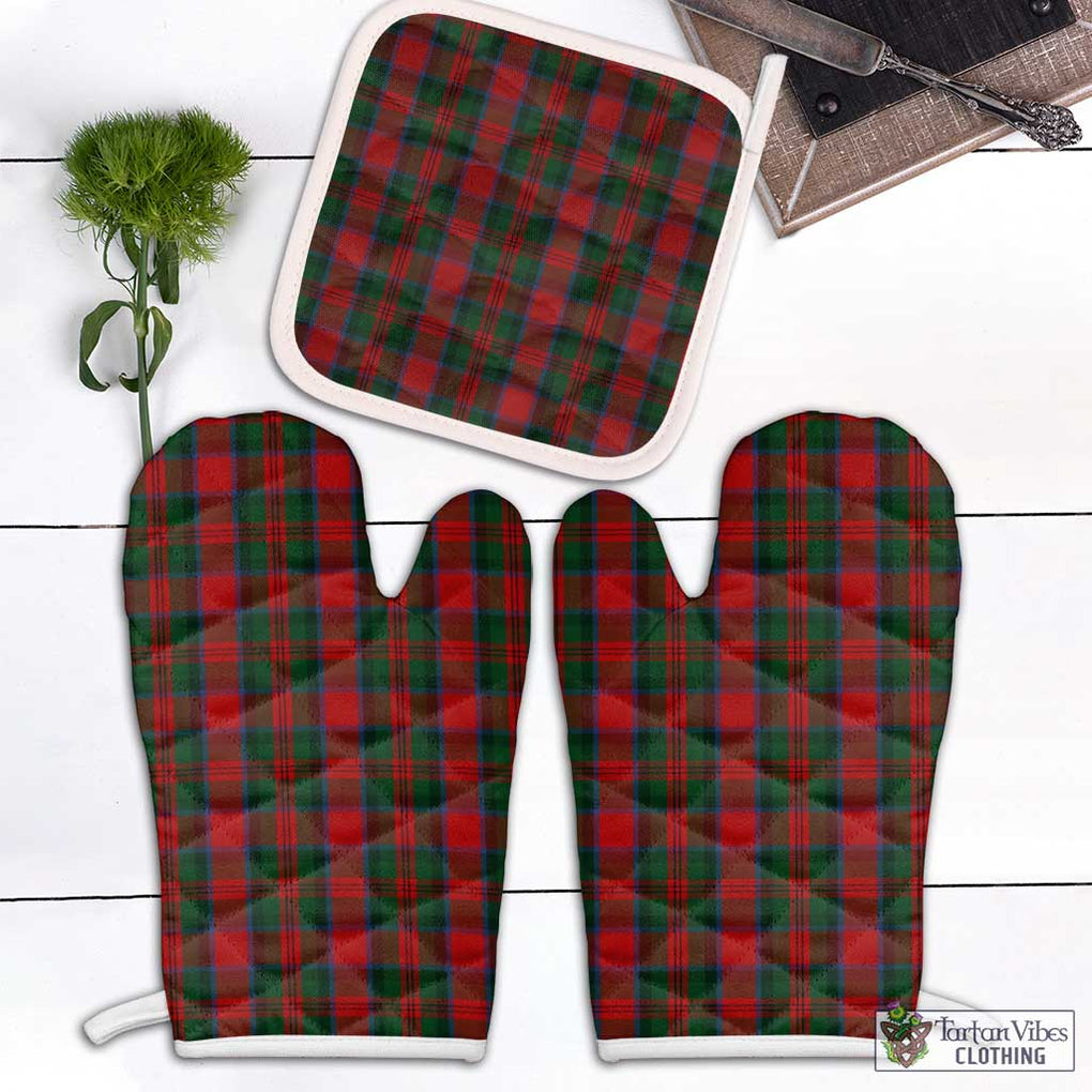 MacDuff (McDuff) Tartan Combo Oven Mitt & Pot-Holder Combo 1 Oven Mitt & 1 Pot-Holder White - Tartan Vibes Clothing